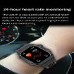 AK55 1.91" Waterproof Smartwatch with Heart/Blood Monitoring (Black) - 5