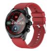 ET440 Smart Watch, 1.39" Screen, Heart/BP/Glucose Monitor, Red Strap - 1