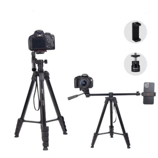 JMARY KP2209 Folding Tripod Stand with Horizontal Extension Rod - 1