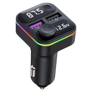 C37 Car Charger 20W Fast QC3.0 MP3 Player Bluetooth FM Transmitter - 1