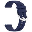 Garmin Venu 3S Dark Blue Silicone Watch Band with Silver Buckle - 3