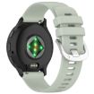 Garmin Venu 3S Green Silicone Watch Band with Silver Buckle - 2