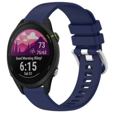 Garmin Forerunner 255S Music Dark Blue Silicone Band - 1