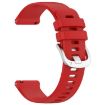 Garmin Vivoactive 4S Red Silicone Band with Silver Buckle - 3