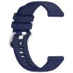 Garmin Vivoactive 4S Dark Blue Silicone Watch Band with Silver Buckle - 4