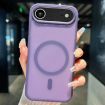 iPhone 17 Air TPU Hybrid PC Magsafe Case, Purple Transparent - 1
