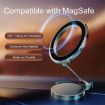 1080 Rotating Magnetic Phone Holder Car Mount - Silver - 2
