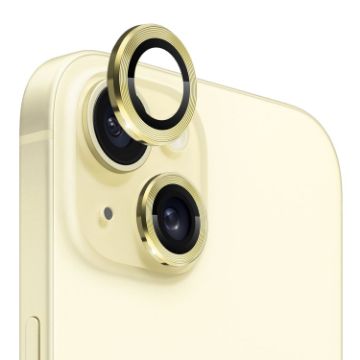 iPhone 15/15 Plus NORTHJO Lens Protector Tempered Glass (Yellow) - 1