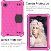 Alcatel Joy Tab2/3T 8.0 Honeycomb EVA Hybrid Case - Rose Red+Black - 2
