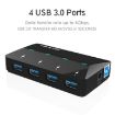 WAVLINK 4-Port USB3.0 HUB Fast Charging Adapter AU Plug - 3