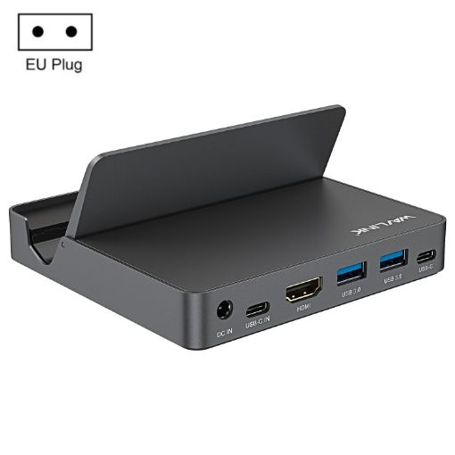 WAVLINK WL-UHP3D01 Type-C Docking Station Multi-Port USB HUB (EU Plug) - 1