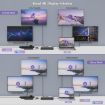 WAVLINK UG69PD10 USB-C Dock, 4K/5K, 4 Screen, EU Plug Hub - 4