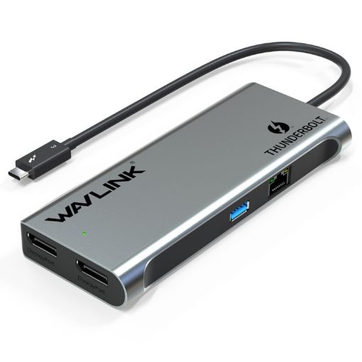 WAVLINK WL-UTD05 4-in-1 4K Extender Type-C to DP Thunderbolt 3 - 1