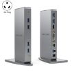 WAVLINK USB3.0 Hub Multi-Screen Docking Station, AU Plug Adapter - 1