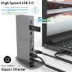 WAVLINK USB3.0 Hub Multi-Screen Docking Station, AU Plug Adapter - 6