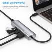 WAVLINK WL-UHP3408 4-in-1 USB-C Hub: HD, 2x USB3.0, Gigabit RJ45 Adapter - 4