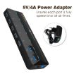 WAVLINK WL-UH3073D USB3.0 Hub 7-Port Docking Station UK Plug - 5
