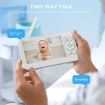 5" Wireless Infrared Night Vision Baby Monitor with Intercom (UK Plug) - 5