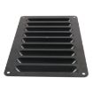 RV/Bus Grille Vent Panel with Screws Black 214x149mm A6786 - 3