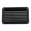 A6789 Black RV/Bus Louver Outlet Panel 193x122mm with Screws - 2