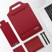 13" Red Multifunctional Mouse Pad & Laptop Bag Stand - 1