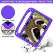 Purple EVA Shockproof Case with Holder for Samsung Galaxy Tab A8 10.5/X200 - 5
