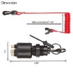 BRP Side Control Ignition Switch Key with Lanyard for Johnson Evinrude - 3