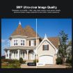 SriHome SH039B 3MP Dome Camera, Sound/Light Alarm, IP66, AU Plug - 3