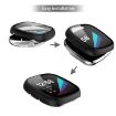 Fitbit Versa 3/Sense Frosted PC + Temp Glass Watch Case (Black) - 5