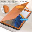 Samsung Galaxy Tab A8 10.5 Smart Magnetic Leather Case, Brown - 5