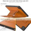 Samsung Galaxy Tab A8 10.5 Smart Magnetic Leather Case, Brown - 6