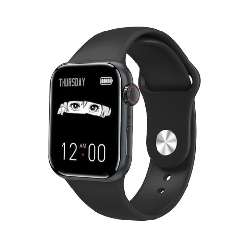 D SEVEN Smart Watch 1.9" Bluetooth Dial, Sleep Monitor (Black) - 1