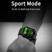D SEVEN Smart Watch 1.9" Bluetooth Dial, Sleep Monitor (Black) - 3