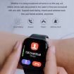 D SEVEN Smart Watch 1.9" Bluetooth Dial, Sleep Monitor (Black) - 5