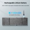 B089 Black Bluetooth Foldable Keyboard with Numeric Keypad - 5