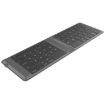 Foldable Grey Bluetooth Keyboard G2104 Leather - 6