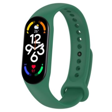 Xiaomi Mi Band/Amazfit Band 5 Official Silicone Band (Dark Green) - 1