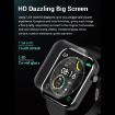 Z11 Smart Watch: 1.54" IPS, Sleep/Heart Rate/BP Monitor (Black) - 4