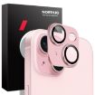 iPhone 15/15 Plus NORTHJO Pink Matte Camera Lens Protector - 1