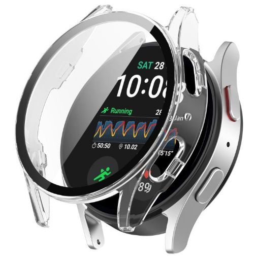 Transparent Waterproof Case for Galaxy Watch 7 40mm with Film - 1