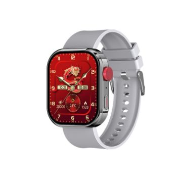 N18 2.01" Silver Smart Watch with Bluetooth Call & Health Monitoring - 1