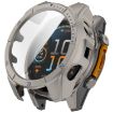 Garmin Fenix 8 AMOLED 43mm Tempered Glass Case (Titanium Blue) - 1