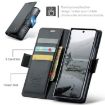 Samsung Galaxy Z Fold7 Litchi Texture RFID Leather Case (Black) - 2