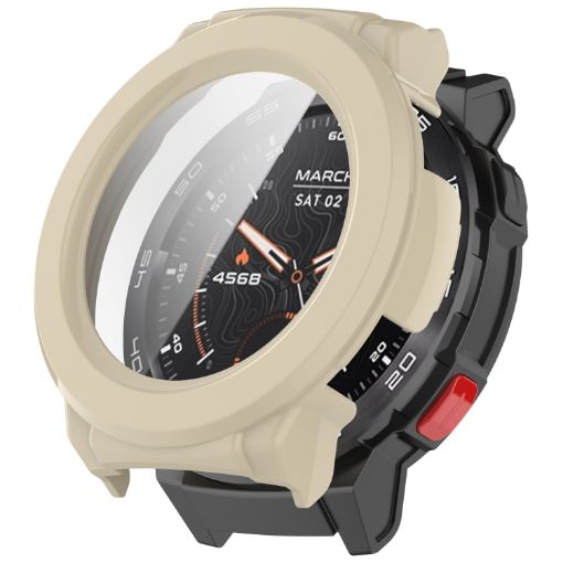 Mibro Watch GS Pro Ivory White PC Case with Tempered Film - 1