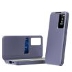 Galaxy A55 Smart View Leather Case with Card Slot - Purple - 1