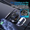 PD 30W FM Transmitter & Bluetooth Car Charger with Type-C Cable - 5