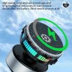 X19 Car Phone Holder 15W Wireless Charging Magnetic Stand Black - 5