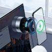 X19 Car Phone Holder 15W Wireless Charging Magnetic Stand Black - 6