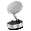 F1 Silver Magnetic Car Phone Holder - Strong Suction Mount Stand - 1