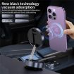 F1 Silver Magnetic Car Phone Holder - Strong Suction Mount Stand - 5